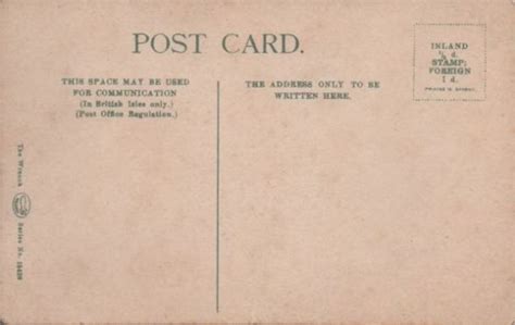 postcard backs dating